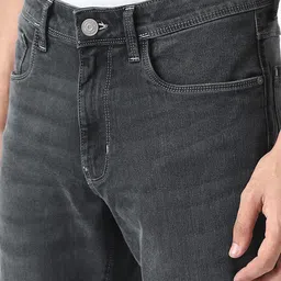 VAN HEUSEN DENIM LABS Men Slim Fit Mid-Rise Light Fade Jeans image 5