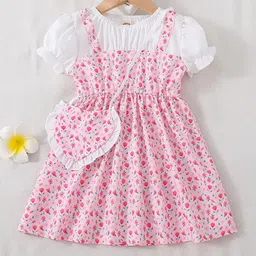 YK Floral Print Fit & Flare Dress-picture-34