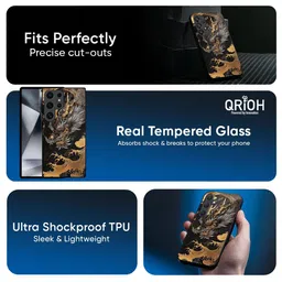 QRIOH Obsidian Majesty Printed Samsung Galaxy M54 5G Silicone Back Case Mobile Accessories image 4