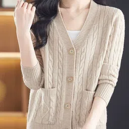StyleCast Women Cable Knit Cardigan-image-97