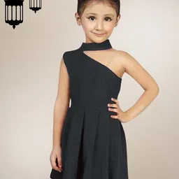 BAESD One Shoulder Applique A-Line Dress image 2