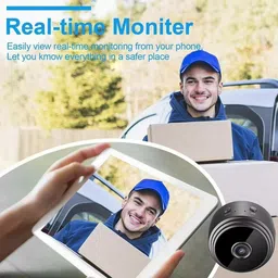 Cxoen Mini Spy Camera Magnet WiFi Hidden Camera Wireless Portable Spy Device Security Camera image 5