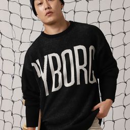 Hubberholme Men Alphanumeric Reguler Pullover Sweaters-picture-16