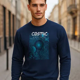 NOBERO Men Graphic Regular Fit Sweatshirt-image-7