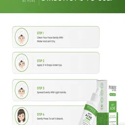PORES Be Pure Anti Acne Face Serum With Willow Bark-30ml image 5