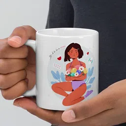 Mr UVD Multi-Coloured Ceramic Cup image 3