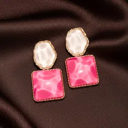 COOLWOOL Geometric Drop Earrings-image-13