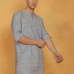 JBN Creation Men Jacquard Kurta image 3