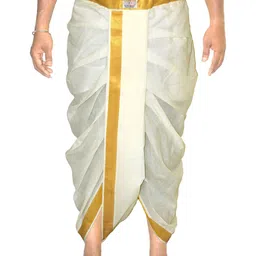 TUNI MANI Men Cotton Dhoti-image-6