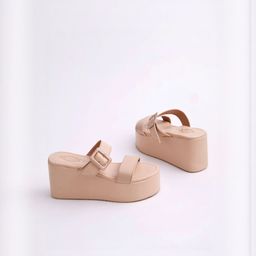 Stylestry Girls Synthetic Wedge Sandal Heels-picture-1