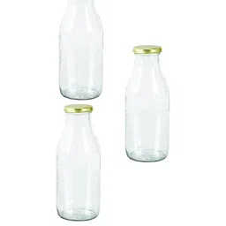 SOMIL Set Of Transparent Glass Water Bottle image 2