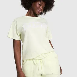 Victoria's Secret Women Typography Printed T-shirt-image-25