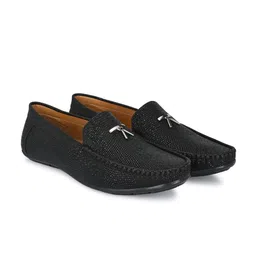 Overstar Men Textured Loafers-image-89