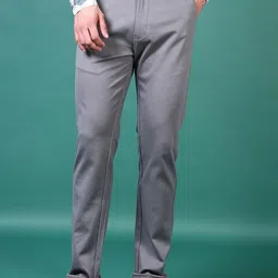 V-Mart Men Cotton Regular Fit Chinos Trousers-picture-31