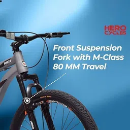 Hero Printed Riot 26T MTB Bike Single Speed Bicycle image 3