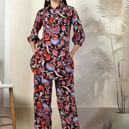 plusS Printed Pure Cotton  Shirt With Trousers Co-Ords-picture-33