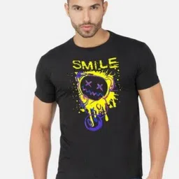 GLOBAL NOMAD Men 2 Printed Bio Finish Applique T-shirt-picture-23