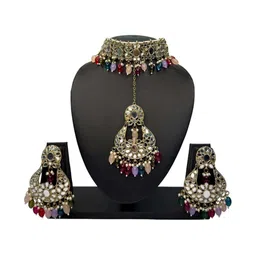 zarmar fashion Stone studded Jewellery Set-picture-39
