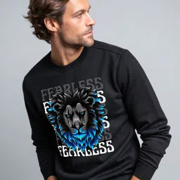 Moda Rapido Men Printed Sweatshirt image 5