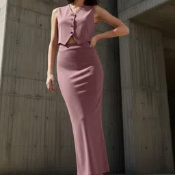 glitchez V-Neck Waistcoat & Skirt Co-Ords-picture-14