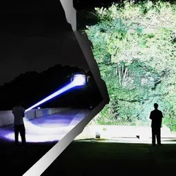 uzala Multi-function LED USB Long-range Portable Hiking Camping Tent Lights Emergency 2 hrs Torch Emergency Light image 4