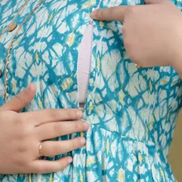 zyla Women A-line Light Blue Midi/Calf Length Dress-picture-23