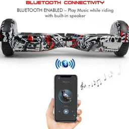 littlepup Classic 6.5 Hoverboard with App Connectivity, Inbuilt Bluetooth Speaker HoverBoard Scooter image 3