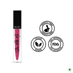 Renee Stay With Me Non Transfer Matte Liquid Lipstick with Vitamin E 5ml-Rule Of Raspberry image 2