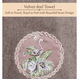 rangoli Pack of 3 Embroidered Bath Towel image 5