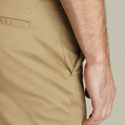 charles tyrwhitt Men Slim Fit Flat-Front Chinos image 5