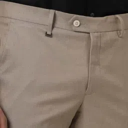 van heusen Men Slim Fit Flat-Front Trousers image 5