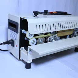 VASHISHT ENTERPRISES Band Sealing Machine for,polothin, Bags, Containers, Sealed Packaging Single Function Monochrome Label Printer with Voice Activated Printing Google Assistant image 2