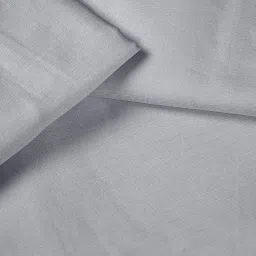 saral home Grey Solid 300 TC Cotton Queen Bedsheet with 2 Pillow Covers image 4