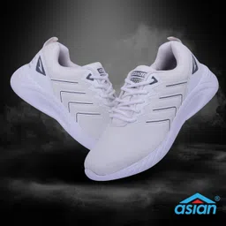 asian Plasma-05 White Sports,Walking,Casual, Sneakers For Men image 3