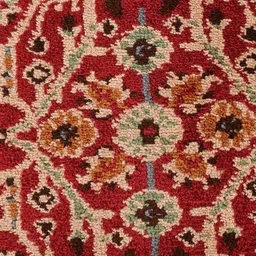 presto Red Vintage Polyester 4 x 6 Feet Machine Made Carpet image 4