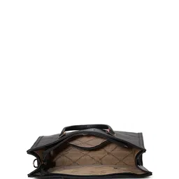 DressBerry Black Structured Handheld Bag image 5