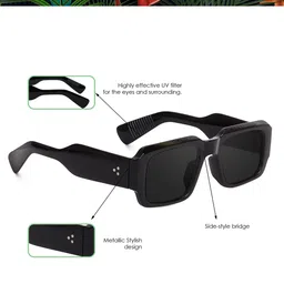 Peter Jones Eyewear Unisex Oversized Sunglasses with UV Protected Lens 3766B image 5