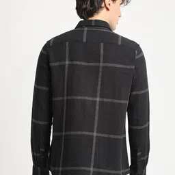 the bear house THE BEAR HOUSEM Checked Slim Fit Casual Shirt image 3