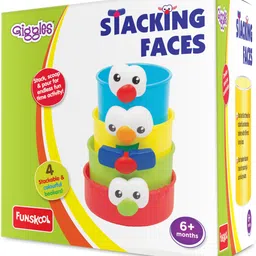 giggles STACKING FACES , Stack - Scoop & pour for endless funtime activity image 4