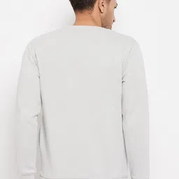 Duke Men Grey Printed Sweatshirt image 3