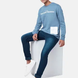 Coolsters by Pantaloons Boys Blue Printed Sweatshirt image 5