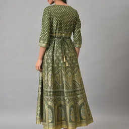 AURELIA Ethnic Motifs Printed Midi Ethnic Dress image 5