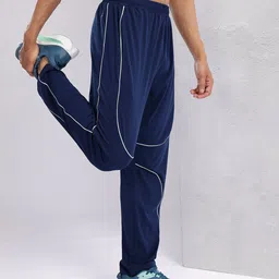 hrx by hrithik roshan Men Solid Green Track Pants-picture-23