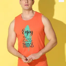 WOOSTRO Pack Of 2 Printed Combed Cotton GymInnerwear VWS26(ENJOY ORANGE)(98 WHITE)-picture-26