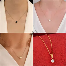Boghra Sales Women Set Of 4 Gold-Plated Brass Pearls Chain-picture-36