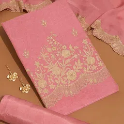 Taneira Embroidered Viscose Rayon Unstitched Dress Material-image-59