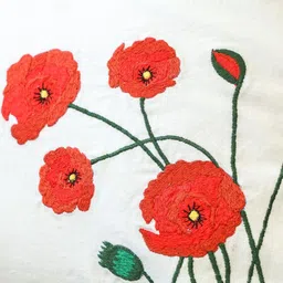 Sangria Cotton Square Cushion Covers image 2