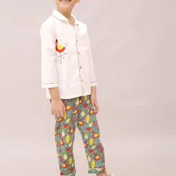 LITTLE GINNIE Unisex Kids Shirt with Trousers image 2