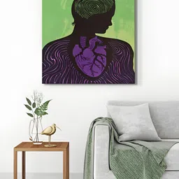 999Store Purple & Black 1 Piece Canvas Other Wall Paintings-picture-35