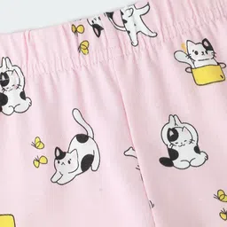 max Girls Printed Ankle-Length Leggings image 3